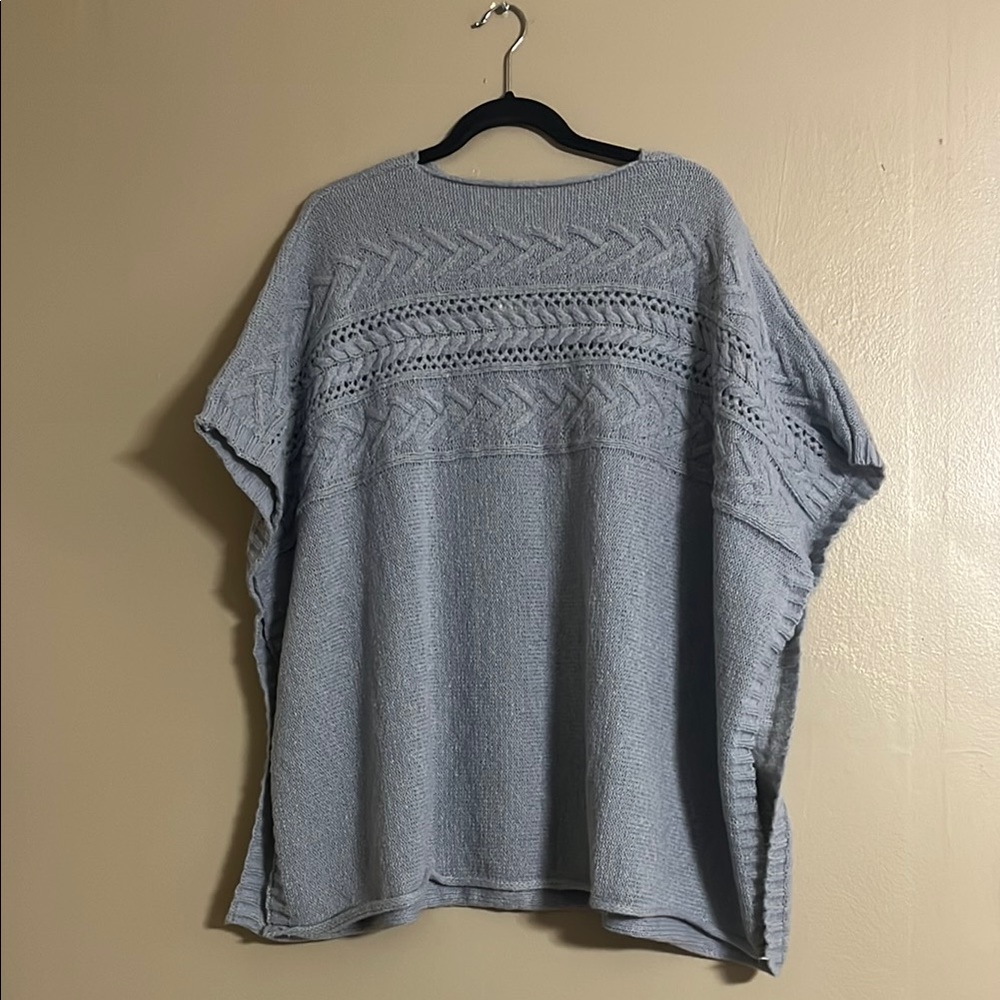 LC Lauren Conrad  Poncho Sweater Sz OS Recycled Polyester Super Soft Fall Casual